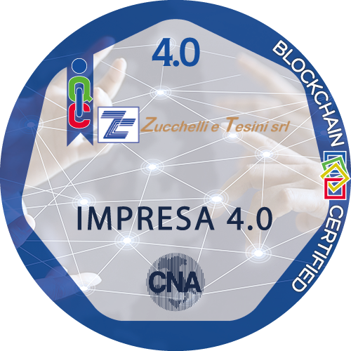 Certificato Impresa CNA 4.0 Ready rilasciato Zucchelli e Tesini Srl