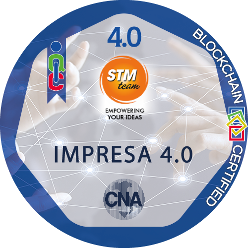 Certificato Impresa CNA 4.0 Ready rilasciato S.T.M. SPA