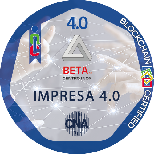 Certificato Impresa CNA 4.0 Ready rilasciato BETA srl
