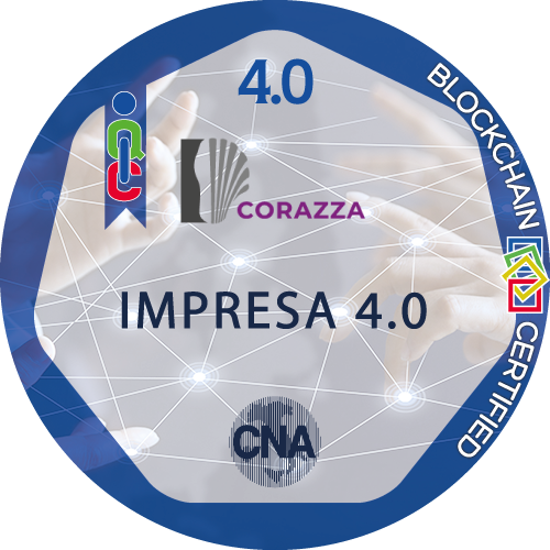 Certificato Impresa CNA 4.0 Ready rilasciato CORAZZA S.r.l.