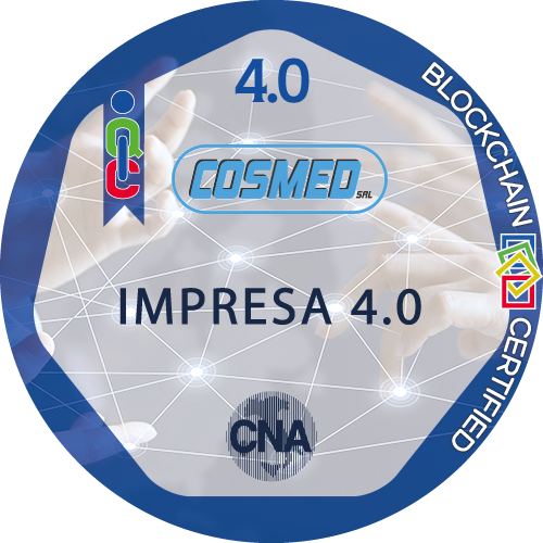 Certificato Impresa CNA 4.0 Ready rilasciato COSMED S.r.l.