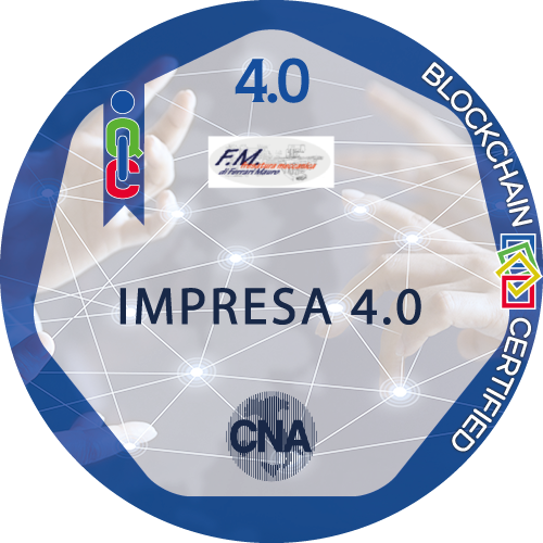 Certificato Impresa CNA 4.0 Ready rilasciato F.M. FRESATURA MECCANICA di Ferrari Mauro
