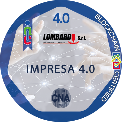 Certificato Impresa CNA 4.0 Ready rilasciato LOMBARDI S.r.l.