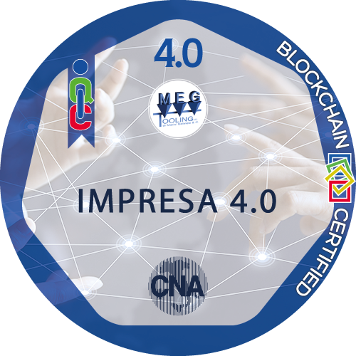 Certificato Impresa CNA 4.0 Ready rilasciato MEG TOOLING S.r.l.