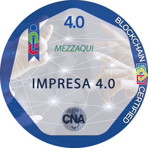 Certificato Impresa CNA 4.0 Ready rilasciato MEZZAQUI S.r.l.
