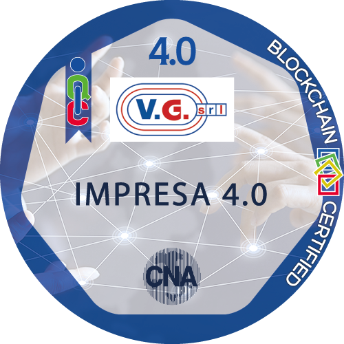 Certificato Impresa CNA 4.0 Ready rilasciato V.G. S.r.l.