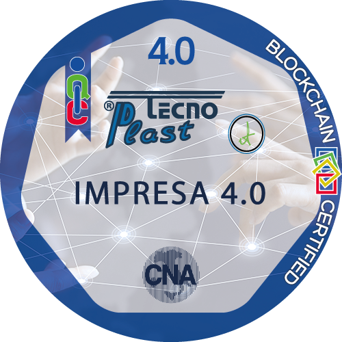 Certificato Impresa CNA 4.0 Ready rilasciato Tecno - Plast S.r.l.