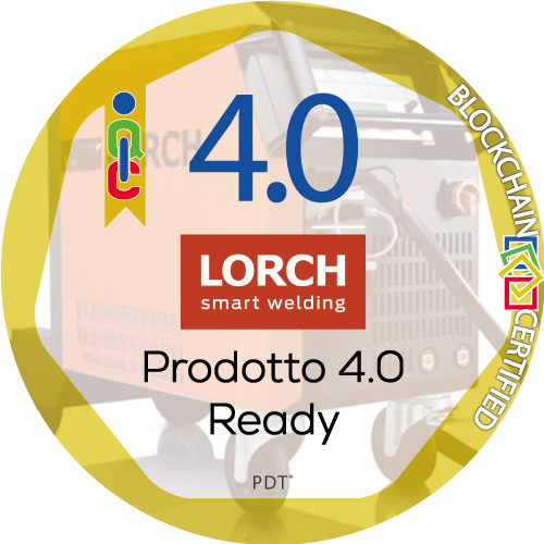 Certificato Machine 4.0 Ready rilasciato LORCH Schweisstechnik Gmbh