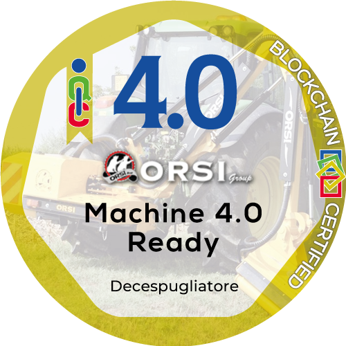 Certificato Machine 4.0 Ready rilasciato Orsi Group S.r.l.