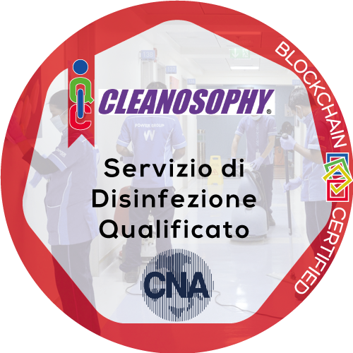Certificato Pulizia e Sanificazione in ambiente di lavoro rilasciato Cleanosophy Srls