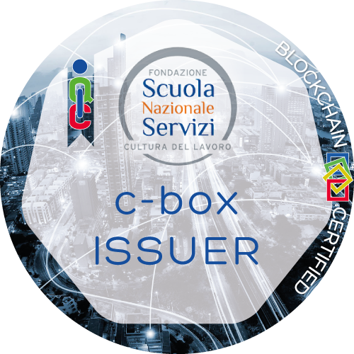 Certificato C-BOX Issuer rilasciato Scuola Nazionale Servizi