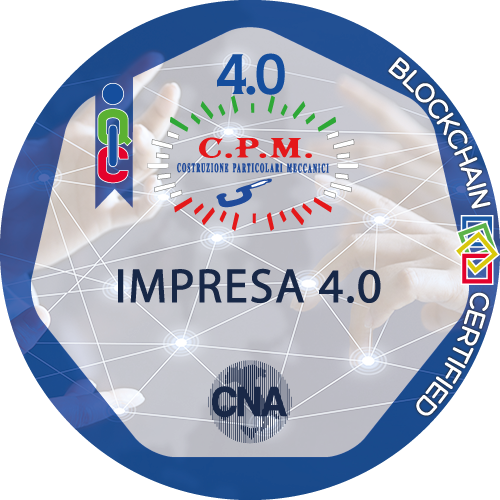 Certificato Impresa CNA 4.0 Ready rilasciato C.P.M di Castaldini Stefano S.r.l.