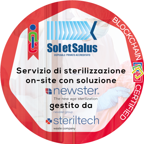 Certificato PDT Servizio Custom rilasciato Sol et Salus - Ospedale Privato Accreditato