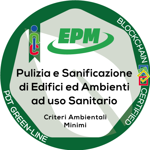 Certificato Criteri Ambientali Minimi - C.A.M. rilasciato E.P.M. Srl