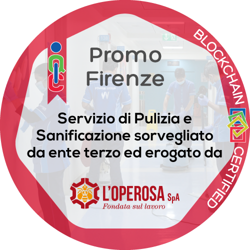Certificato Pulizia e Sanificazione in ambiente di lavoro rilasciato Promo Firenze