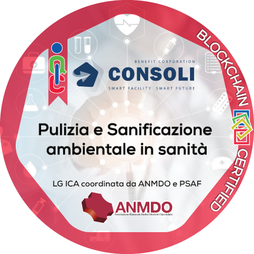 Certificato Pulizia e Sanificazione in ambiente di lavoro rilasciato Consoli S.p.A. Società Benefit